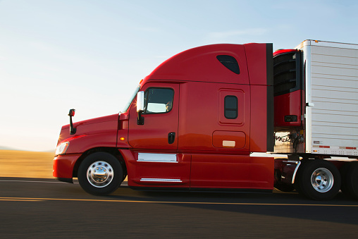 the front part of a truck