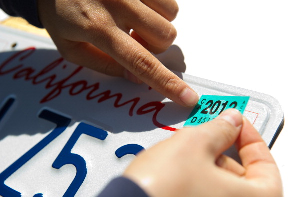 California's new license plates.